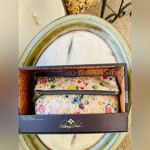 Patricia Nash Floral Clutch Wristlet Purse Hand Bag
